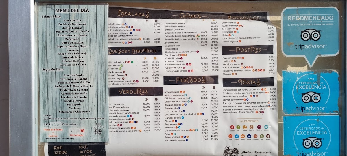 Menu Restaurante Casa Agustín-7